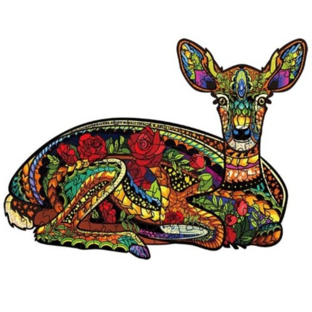 Wood Animal Puzzle - Deer